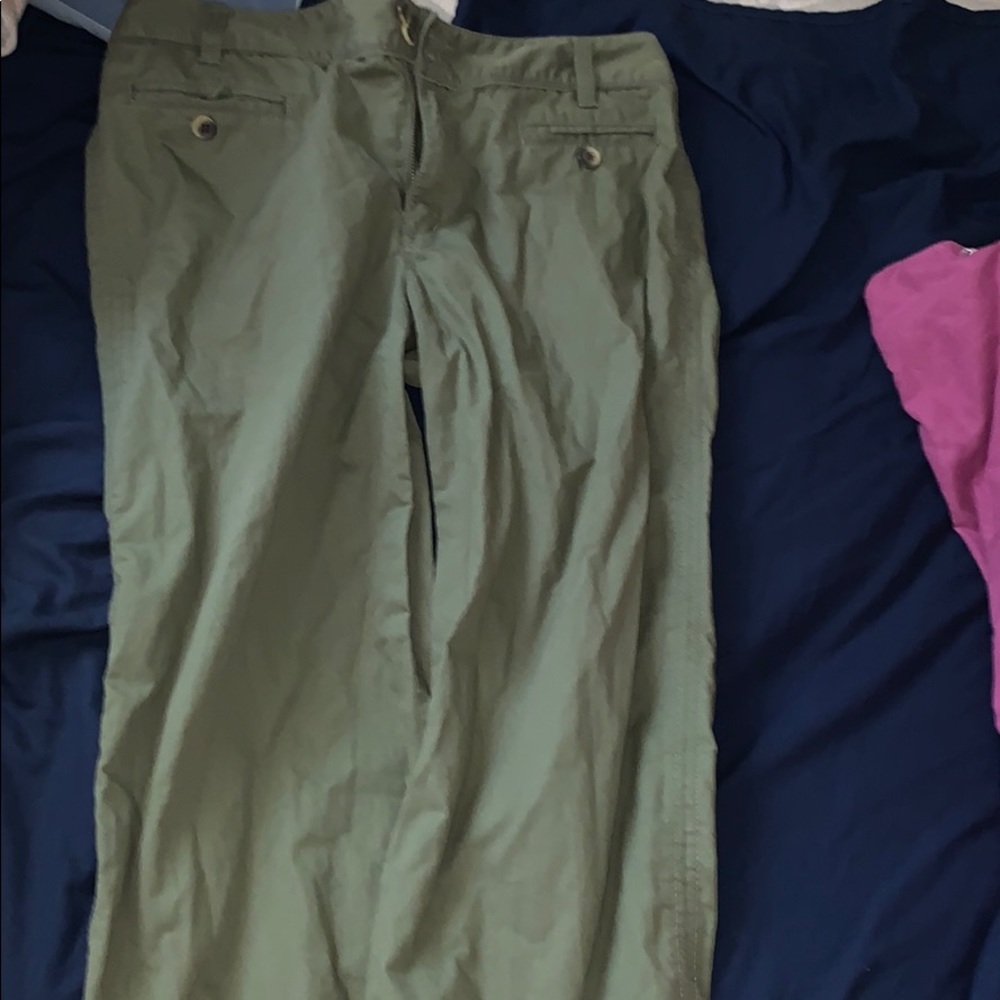 Green pants